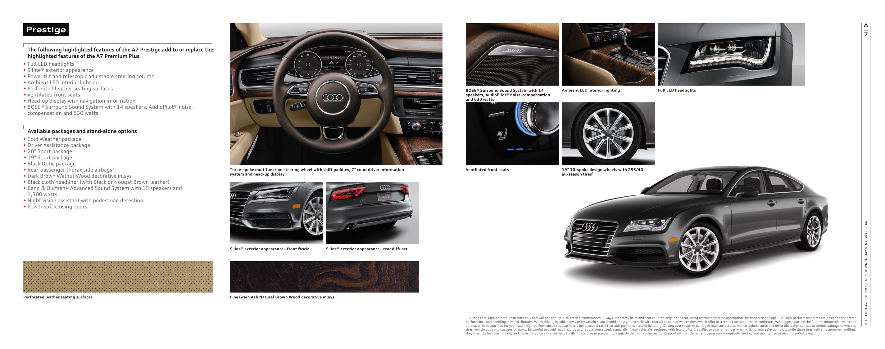 2015 Audi A7 Brochure Page 2
